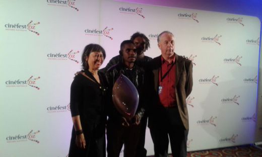 Crew of PUTUPARRI AND THE RAINMAKERS @ CinefestOZ 2015