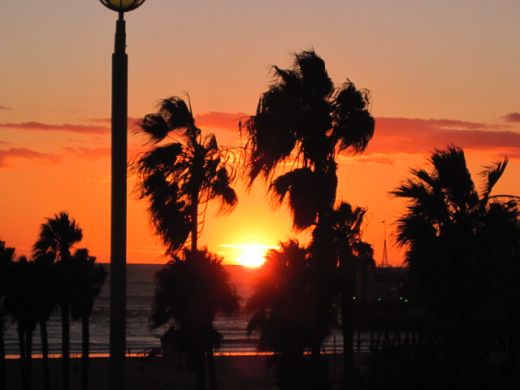 Sunset in Santa Monica