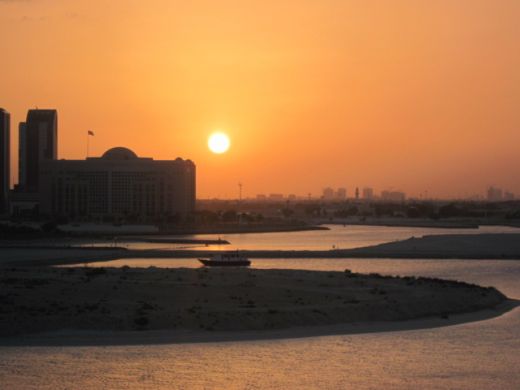 Sunset in b-UAE-tiful Abu Dhabi