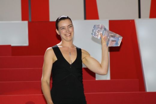 Olivia Williams received FIPRESCI Award on behalf of Roman Polanski