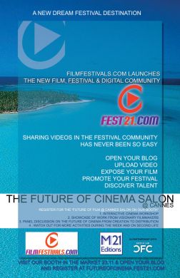 Cannes Future of Cinema Salon Poster