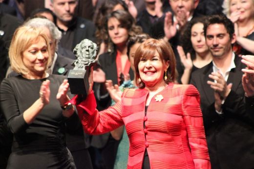 Concha Velasco received the Honorary Goya Award