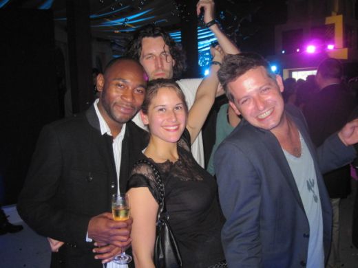 Getty Boys and Vanessa at Moet party, DIFF