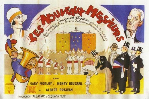 'LES NOUVEAUX MESSIEURS' poster