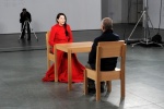 Marina Abramovic sitting