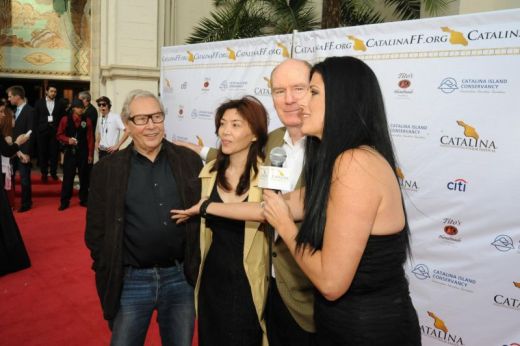 Nark Rydell and Brian Connors at Catalina Film Festival