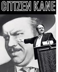 Orson Welles in CITIZEN KANE