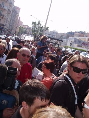 The Press on the Sidewalk