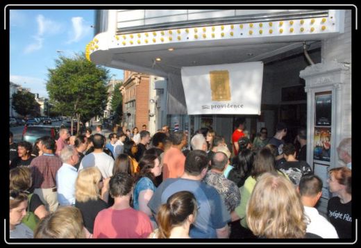 Outside the Columbus Theatre Arts Center