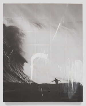 Julian Schnabel Surfing Painting