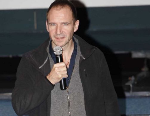 Fiennes 2011 in Belgrade