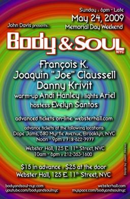 “Body & SOUL NYC” 2009 Memorial Day Weekend Celebration  