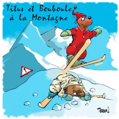 Titus et Bouboule à la montagne