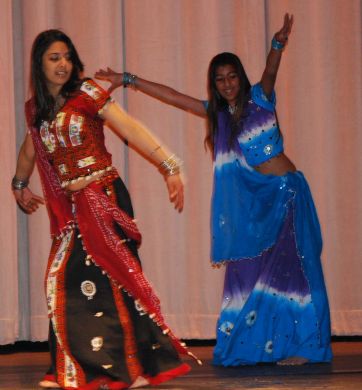 Indian Dancing before Amal