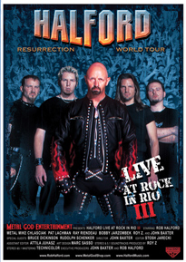 Halford Resurection world tour Poster