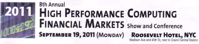 Eighth Annual 2011 High Performance Computing Show & Conference 