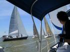 Filmmakers on board during the WorldFest/Houston Yacht Club Annual Regatta