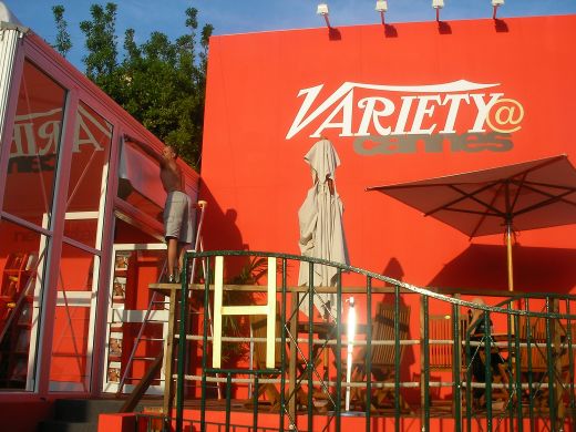 Variety in Cannes set-up