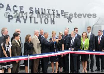 Space Shuttle Pavilion Grand Opening Ceremony