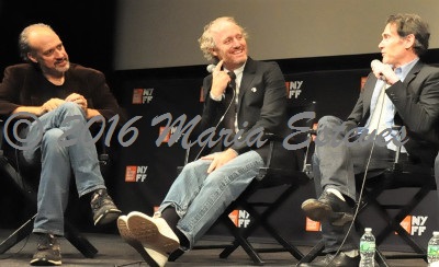 NYFF54 World Premiere of 20TH CENTURY WOMEN: (L-R) Festival director Kent Jones,  NYFF, director Mike Mills, and cast member actor Billy Crudup.
